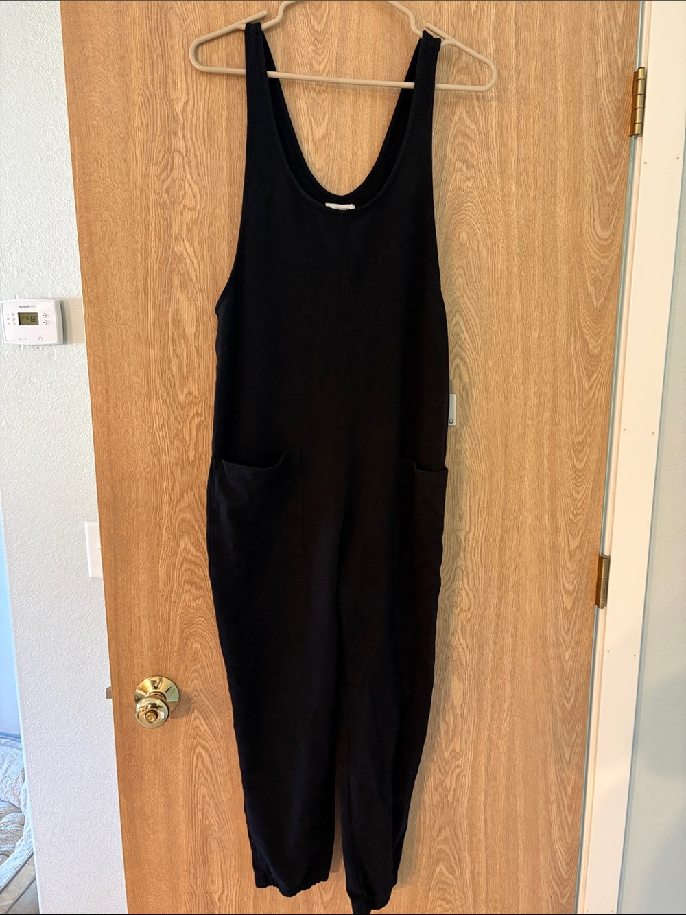 For Days Black Sleeveless Pocket Jumpsuit